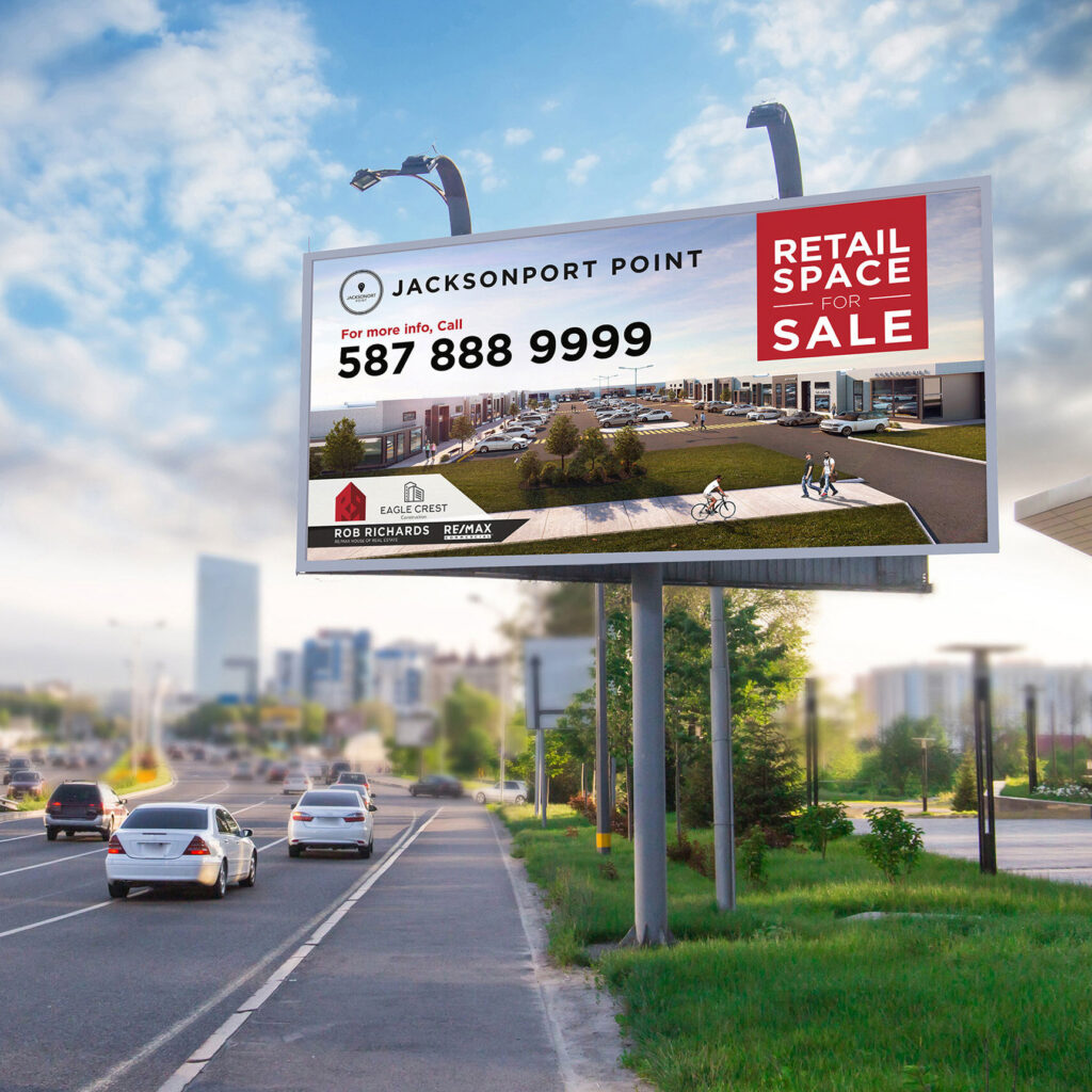 Banner Billboard Mockup For Advertising In City